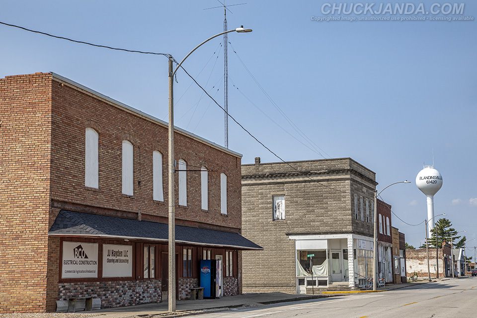 Forgottonia Illinois Blandinsville Downtown