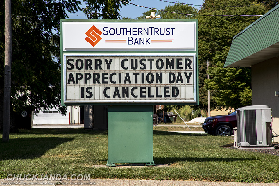 Forgottonia Illinois Customer Apprecaition Day Is Cancelled