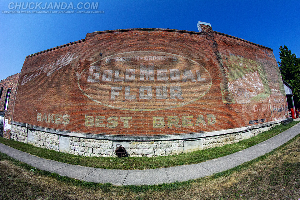 Forgottonia Illinois Gold Medal FLower Ghost Sign