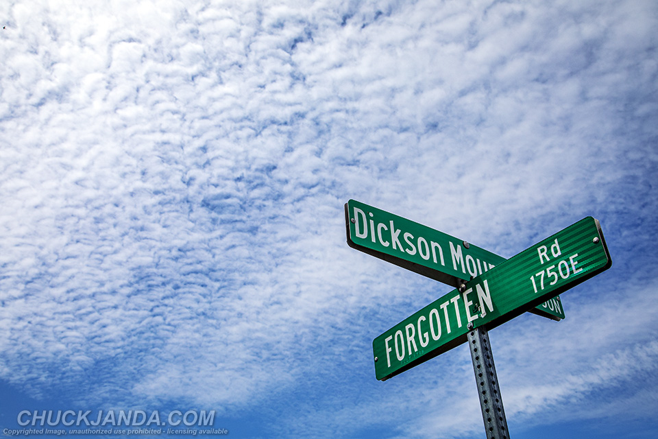 Forgottonia Illinois Forgotten Road Sign