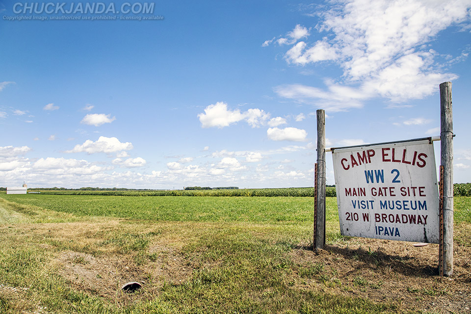 Forgottonia Illinois Camp Ellis Main Gate